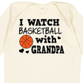 thumbnail image 4 of Inktastic I Watch Basketball with Grandpa Boys Long Sleeve Baby Bodysuit, 4 of 5