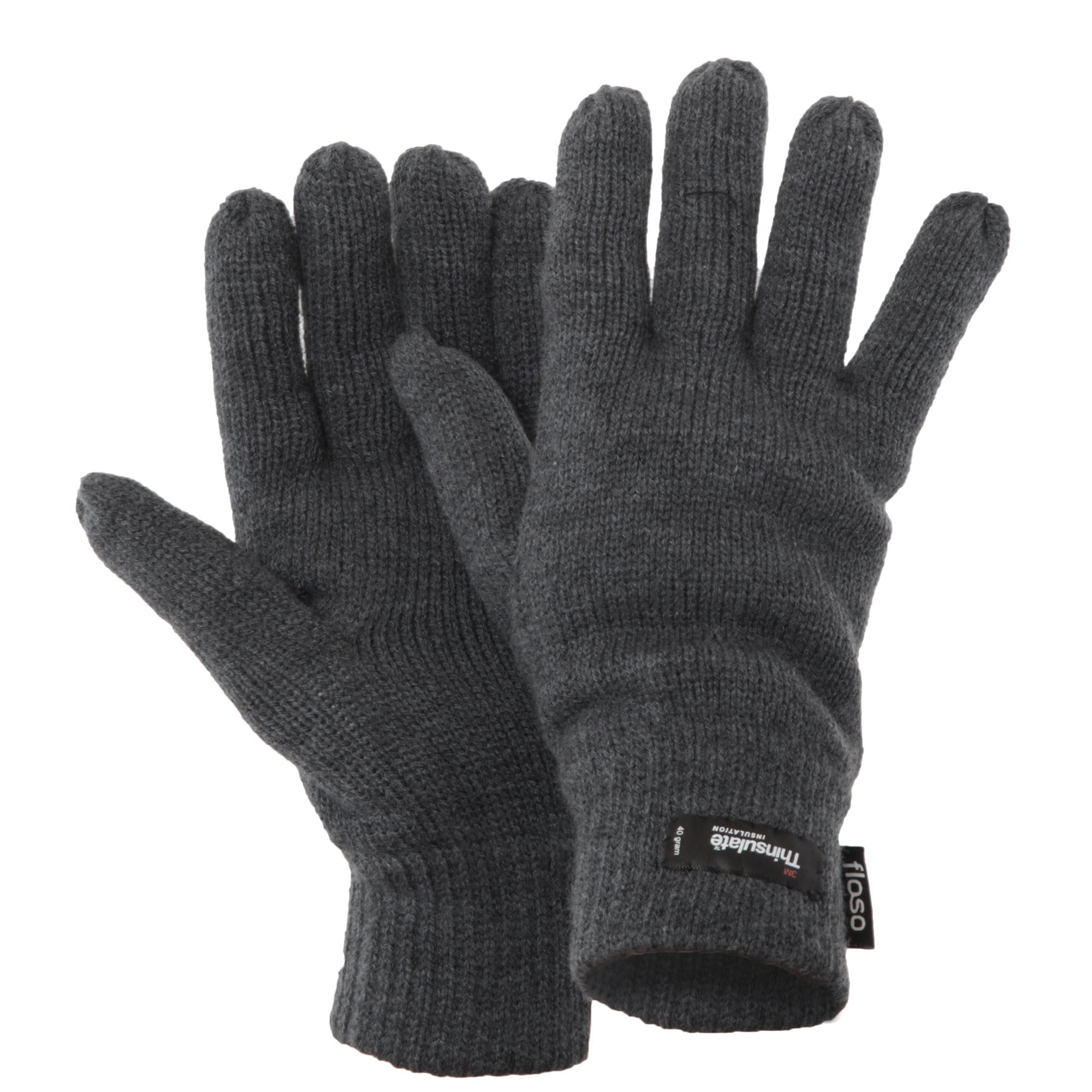 Highlander homme mitaines gants thinsulate doublure thermique noir m/l 