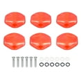 thumbnail image 2 of 6Pcs Guitar Tuning Peg , Plastic Tuner Key Cover Machine Head Knob  Pretty Design Broad Utility For Folk Electric Guitars, 2 of 8