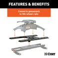 thumbnail image 3 of CURT X5 Gooseneck-to-5th-Wheel Adapter Plate Hitch & Towing Parts & Sets 20000 LBS Towing Capacity, 3 of 5