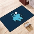 thumbnail image 2 of Space Astronaut Moon Rugs Doormat, Non-Slip Machine Washable Carpets Floor Door Mat , 36" x 24", 2 of 7