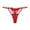 Red, variant on Elainilye Fashion Women's Panties Comfortable Loose Lace Funny Underpants Casual Thong Panties Bikini Underwear,Red