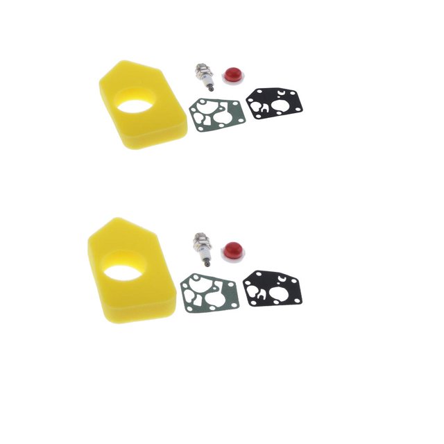 2x Kit de Filtro de Aire de Junta de Diafragma de Carburador para BRIGGS&STRATTON 495770 795083 Macarena Junta de montaje en carbohidratos