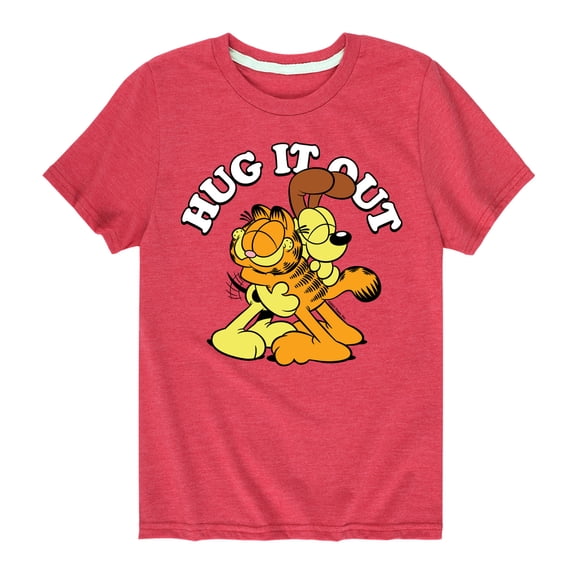 Garfield - Hug It Out - Toddler & Youth Short Sleeve Graphic T-Shirt