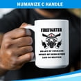 thumbnail image 7 of Mycheny Firefighter Coffee Mug (15 oz) - Inspirational Fireman Gift for Men, Women, Graduation, Retirement, Birthday, or Coworkers - Firefighter Gifts for Husband, Father, Brother, Friends, 7 of 7