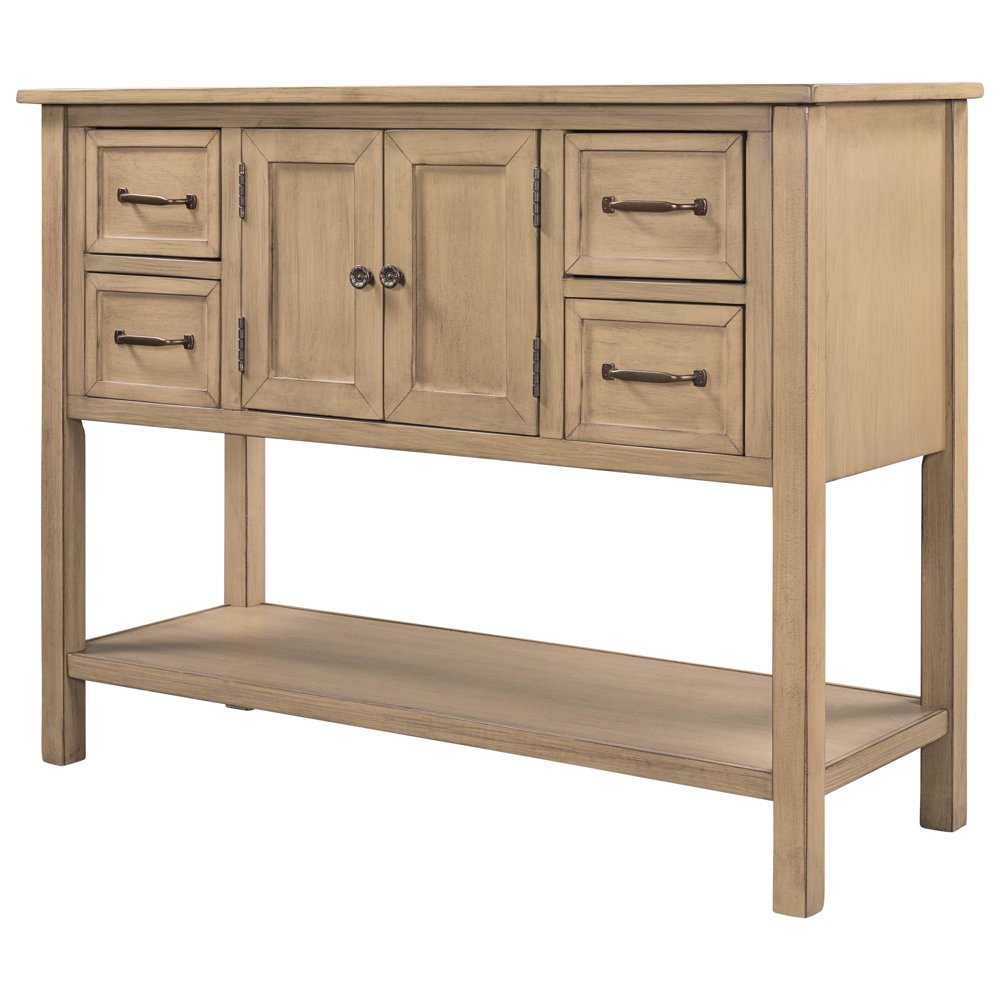 Accent Entryway Console Table Farmhouse Storage Table for Hallway