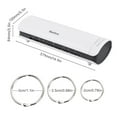 thumbnail image 4 of Bisofice SL988 Desktop Laminator Machine Set A4 Size 6IN1 Multifunctional Hot and Cold Lamination 2 Roller System 9 inches Max Width with Paper Trimmer Rounder Hole Puncher Binding Hoop Sui, 4 of 7
