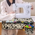 thumbnail image 4 of ZIATUBLE Aztec Southwest Sewing Machine Pad Cow Print Sewing Machine Muffling Matt Easy to Clean Sewing Machine Pad for Table with Removable Storage Bag Accessories Indoor, 4 of 5