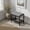 Black, variant on Fairway Avenue Home 19" Bamboo Upholstered Bench