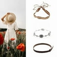 thumbnail image 2 of Yokua Cowboy Hat Bands Western Hat Band Fedora Hat Leather Hat Bands Straw Hat Bands, 2 of 18