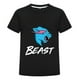 thumbnail image 1 of Camiseta Estampada MrBeast Niño Niña Pantera Azul Ropa Infantil Verano Casual Playera Juvenil Cómoda Regalo Algodón Fans, 1 of 4