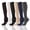 Balck White Beige Navy Gray, variant on 9 Pairs Copper Compression Socks for Women & Men Circulation 15-20 mmhg - Better Blood Flow, Swelling, Best Support for Medical, Running, Nursing