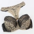 thumbnail image 3 of GHSDFBB Women's Comfortable Push Up Embroidery Lace Bra and Panty Set Plus Size, 3 of 7