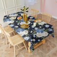thumbnail image 3 of Pioneer Flower Floral Print Pattern Rectangle Tablecloth 60"x120", Waterproof Polyester Table Cloth, Wipeable Spillproof for Dining Camping Indoor Outdoor, 3 of 6