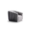 thumbnail image 3 of Chic Home Warhol Club Chair Velvet Upholstered Channel-Quilted, 3 of 8
