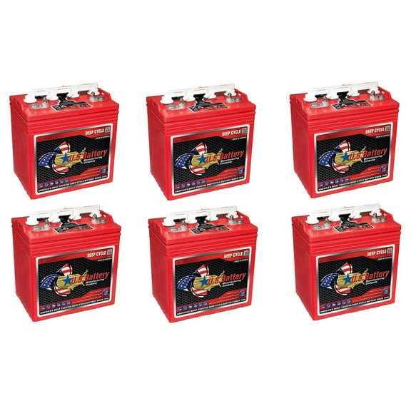 US Battery US8VGC T875 8 Volt, 170 AH Deep Cycle Battery - 6 Pack