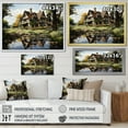 thumbnail image 4 of Designart "England Cotswold beautyengland Landscape II" England Floater Framed Wall Art Living Room, 4 of 7