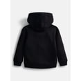 thumbnail image 2 of Wonder Nation Toddler Boys' Zip Front Fleece Hoodie, Sizes 0M-5T, 2 of 3