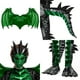thumbnail image 5 of Disfraz de Spooktacular Creations para Halloween para niños, color verde dragón, 5 of 7