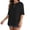 Black(Womens Shirts), variant on Mid Sleeve Tops for Women,Henley Crew Neck Oversized T Shirts,Button Pullover Cute Blouses,Coffee,L