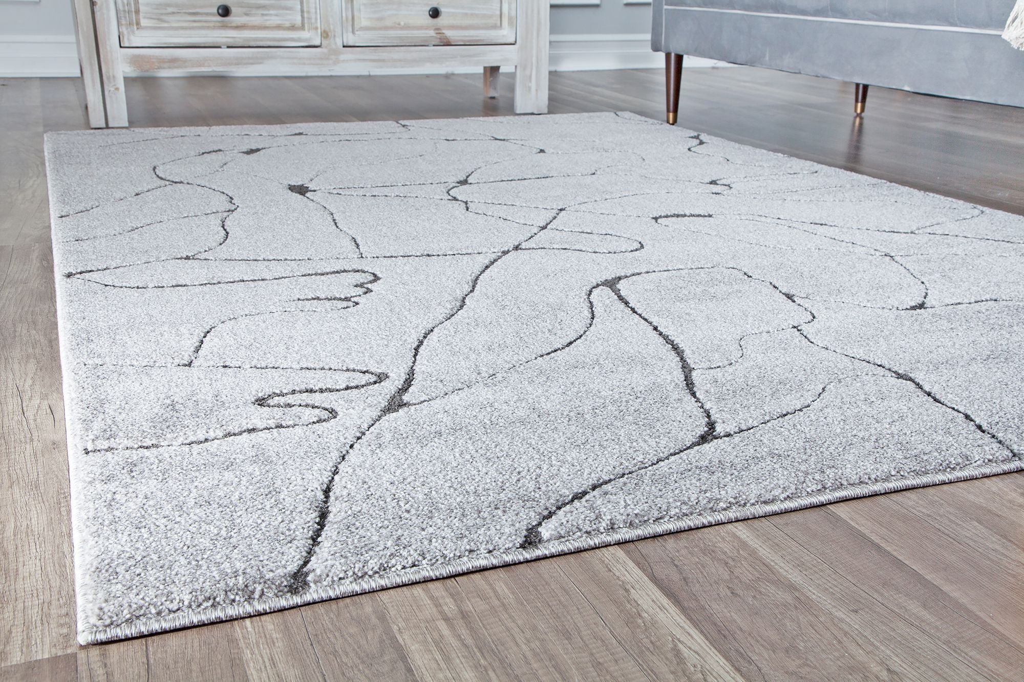 Rugs America Chanai CN20B Contemporary Geometric 5'x7'6" Area Rug