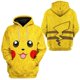 thumbnail image 1 of Sudadera de Pokémon con dibujos animados para bebés, niños, niñas y niños, ropa con capucha, Pikachu, estampado de dibujos animados, camiseta de Pokémon para niños, 1 of 1