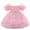 Pink, variant on Baby Girl Tulle Dress Blue Dress Sleeveless Summer Casual Dresses Primary School Graduation 9-12 Months