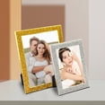 thumbnail image 2 of KMSS Picture Photo Frame, 5/6/7 inch Shiny Rhinestone Photo Frame Wedding Photos, Travel Photos, Graduation Photos on the Desktop or Wall Decoration, 2 of 7