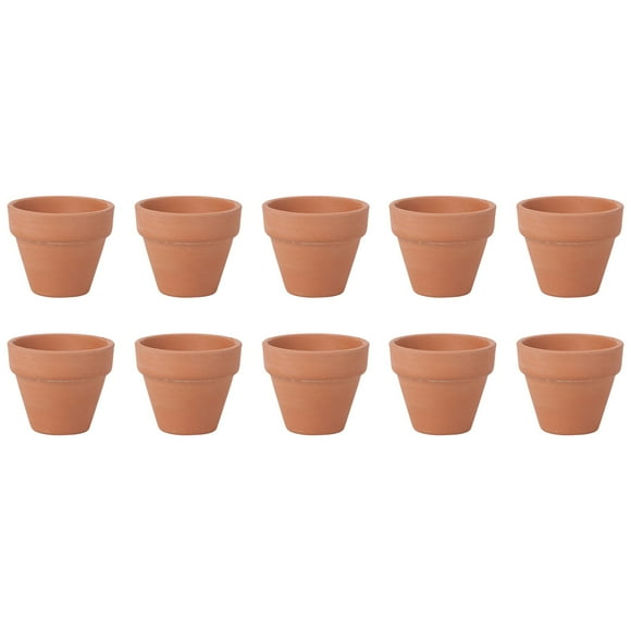 10Pcs 4.5X4Cm Small I Terracotta Pot Clay Ceramic Pottery Planter Cactus Flower Pots Succulent Nursery Pots Great For Plants Crafts Wedding Favor