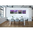 thumbnail image 6 of Purple Lavender Pictures Purple Bathroom Wall Decor Nature Mountain Purple Landscape Wall Art for Living Room Bedroom France Provence Canvas Painting Flower Scenery Poster Home Decorations 12x12" 4Pcs, 6 of 6