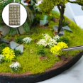 thumbnail image 4 of 1 caja realista modelo en miniatura decoración de paisaje de diseño de jardín de ferrocarril rosado Sunnimix micro hojas de paisaje, 4 of 8