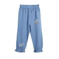 thumbnail image 3 of Kiijoy Toddler Girls Summer Pants Casual Breathable High Waisted Trousers, Sizes 3-4, 3 of 3