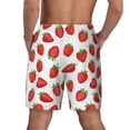 thumbnail image 4 of Balery Strawberries Mens Swim Trunks Swim Shorts for Men Quick Dry Inseam Beach Shorts with Compression Liner Pocket-Large, 4 of 9