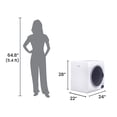 thumbnail image 3 of Equator Compact Vented Dryer, 3.5 cu. ft., 13 lbs Capacity, 110V, Digital Bottom Control, Sensor Dry Technology, 3 of 36