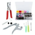 thumbnail image 3 of Snap Fasteners Tool, Sturdy Snap Buttons, Equipped With A Clear Storage Box Sewing Tool Not Easy To Rust And Deform, for Shirts Tights, 3 of 7