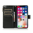 thumbnail image 5 of GSA Wallet Card ID Zipper Money Holder Case For iPhone SE (2022-20) SE/8/7 - Black, 5 of 8