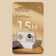 thumbnail image 5 of Portable FM Radio Rechargeable Small Wireless Bluetooth Speaker Surround Stereo Sound USB Vintage Radios, 5 of 5