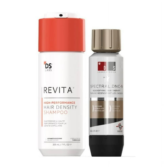 DS Laboratories Revita Shampoo & Spectral.DNC-N Hair Growth Serum & Hair Thickening Shampoo for Hair Loss Support, Thinning Hair Growth Products