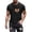 #01 Black, variant on Busydd Pride Shirt Men LGBTQ Proud Rainbow Heart Graphic Tees Casual Comfy Short Sleeve Cotton T Shirts for Man Lightweight Versatile Round Neck Summer Tops L