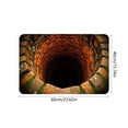 thumbnail image 3 of 3D Optical Illusion Doormat With High-Absorbency Polyester Material For Entrance Way And Bathroom Non-Slip Surface And Quick-Drying Foot Rug For Home Use, 3 of 6