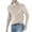 Beige, variant on TIHLMK Men's Fashion Wool Sweater Stand Up Collar Solid Long Sleeved Knitted Pullovers