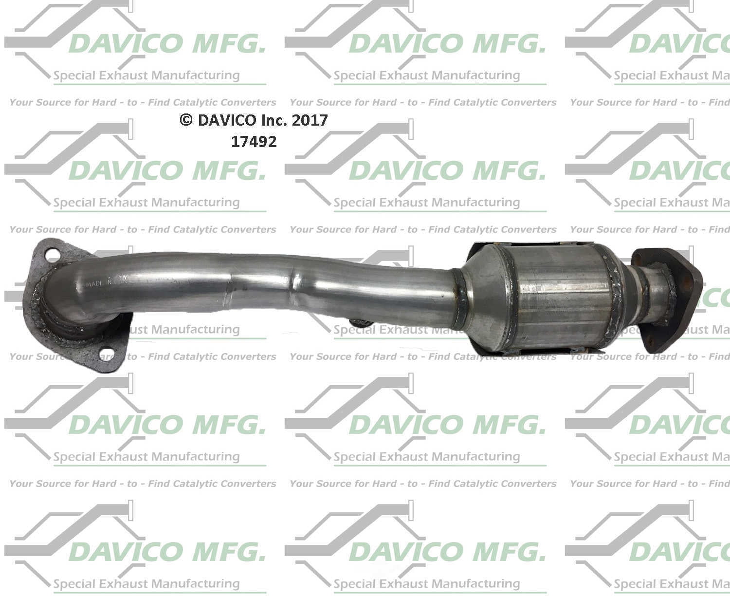 Davico Mfg 17492 Direct-Fit Catalytic Converter
