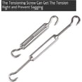 thumbnail image 5 of Shade Sail Hardware, Sun Shade Mounting Hardware, Stainless Steel Sail Mounting Kit, Outdoor Canopy Supplies, Awning Attachment Set, Shade Accessories for Patio Lawn, 5 of 5