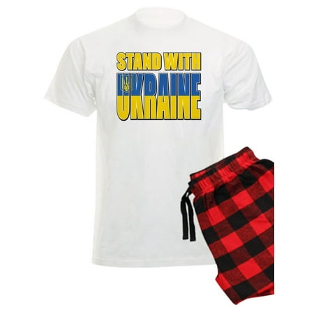 

CafePress - Stand With Ukraine - Men s Light Pajamas
