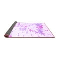 thumbnail image 2 of Ahgly Company Indoor Rectangle Solid Purple Modern Area Rugs, 7' x 9', 2 of 4