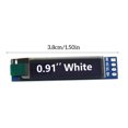 thumbnail image 4 of Inteprter Módulo OLED GND SSD 1306 3,3 V-5V tablero de pantallas de alta definición equipo de visualización programable pantallas LCD autoluminosas Electrónica Blanco, 4 of 6