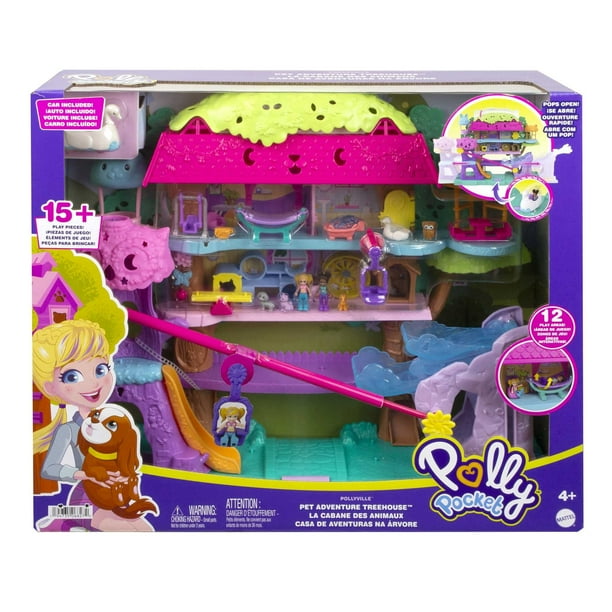 Muñecas Polly Pocket Casa De Mascotas Mini Casa Para Mascotas