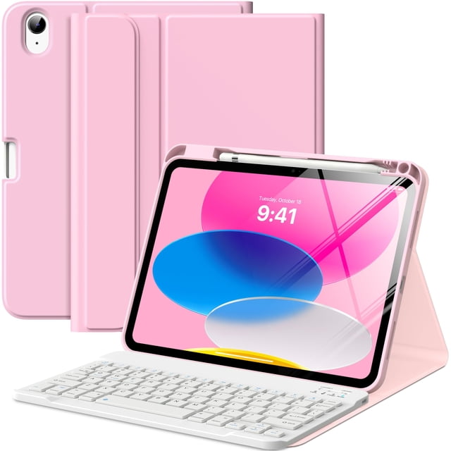 Funda con teclado MoKo para iPad 11.ª generación de 11 pulgadas 2025 con lápiz
