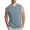 Blue-2, variant on Virmaxy Men's Solid Color Quick Dry Tank Top High Stretch V-Neck Sleeveless Top T-Shirt Fitness Sports Outdoor Stretch Tight Non-marking Vest Fitness Athletic Muscle Tee Black-1 L