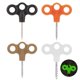 thumbnail image 3 of Clavijas para acampar al aire libre, 5 uds., tornillo con punta, gancho, cuerda, hebilla, clavija para tienda (naranja), 3 of 9